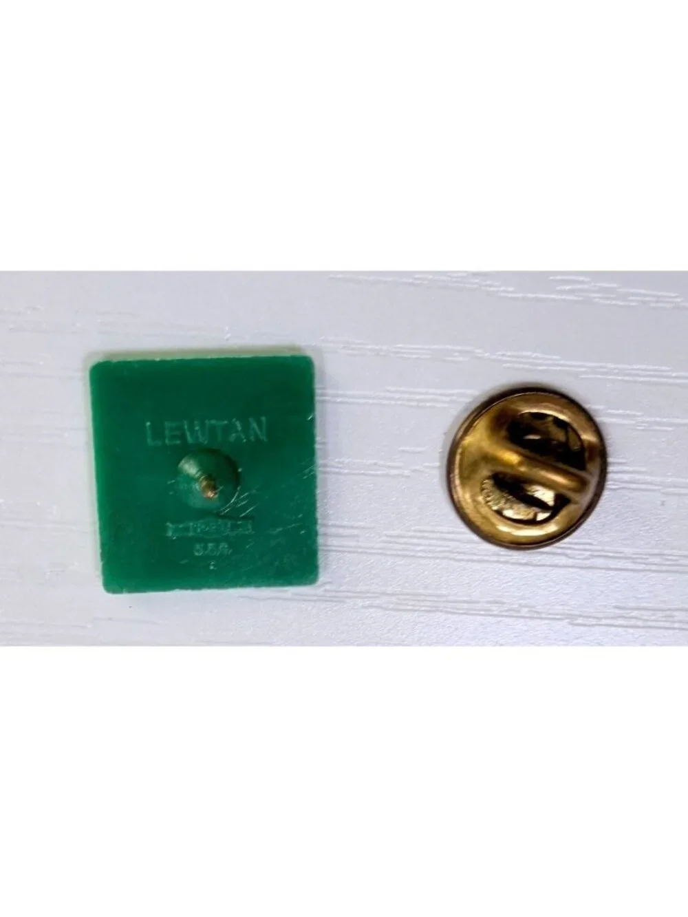 Boise Idaho Green Lapel Pin City of Trees Design Vintage Travel Souvenir